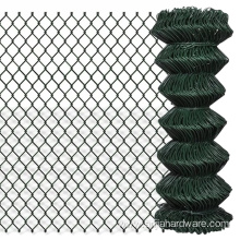 Plastic coated Green Sports Basketball Court fence